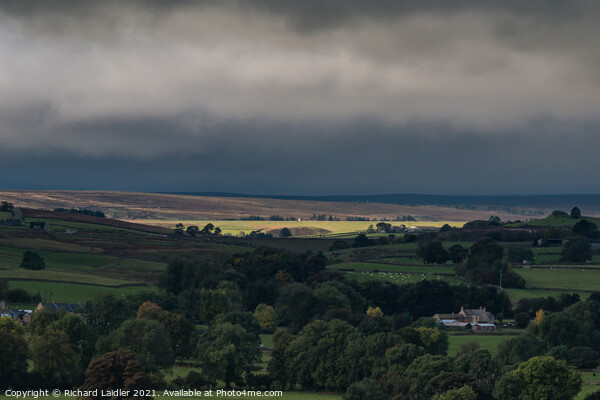 Dramatic Light on Grassholme Dam Picture Board by Richard Laidler