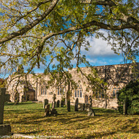 Buy canvas prints of Autumn at St Marys Parish Church, Wycliffe, Teesdale by Richard Laidler