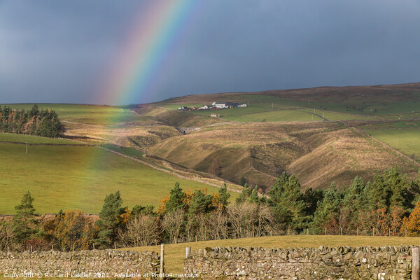 Howgill Farm Rainbow Picture Board by Richard Laidler