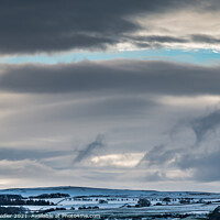 Buy canvas prints of Winter Sky over Newsham Moor (2) by Richard Laidler