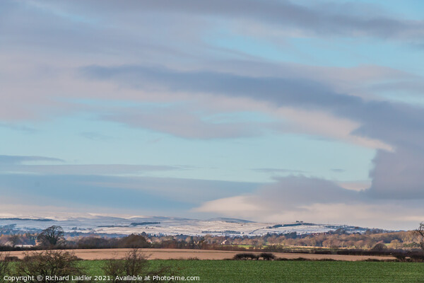 Towards a wintry Teesdale Picture Board by Richard Laidler