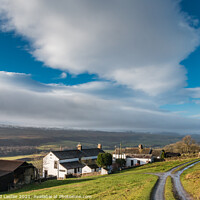 Buy canvas prints of Arla Burn and West Farms, Teesdale  by Richard Laidler