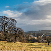 Buy canvas prints of Winter Sun on Middleton in Teesdale by Richard Laidler