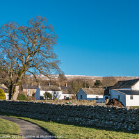 Buy canvas prints of Winter Sun on Bowlees Farm, Teesdale by Richard Laidler