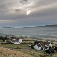 Buy canvas prints of Towards Kirkcarrion from Middle Side in Misty Light by Richard Laidler