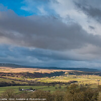 Buy canvas prints of Winter Sun and Sky at Holwick, Teesdale by Richard Laidler
