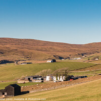 Buy canvas prints of Harwood Farms in Winter Sun by Richard Laidler