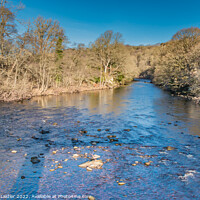 Buy canvas prints of The River Tees at Cotherstone by Richard Laidler