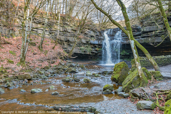Summerhill Force Waterfall, Teesdale Picture Board by Richard Laidler