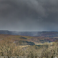 Buy canvas prints of Snow Squall over Cronkley Fell, Teesdale by Richard Laidler