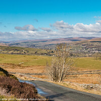 Buy canvas prints of Middleton and Upper Teesdale from Bail Hill by Richard Laidler