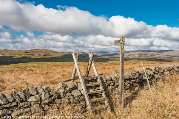 Fingerpost and Ladder Stile Picture Board by Richard Laidler