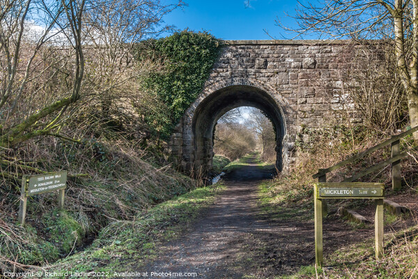 Tees Railway Walk at Mickleton, Teesdale Picture Board by Richard Laidler
