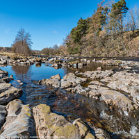 Buy canvas prints of River Tees upstream from Low Force by Richard Laidler