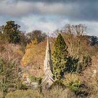 Buy canvas prints of Holy Trinity Church Startforth from The Demesnes, Barnard Castle by Richard Laidler