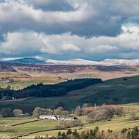 Buy canvas prints of Three Pennine Peaks from Stable Edge, Teesdale by Richard Laidler