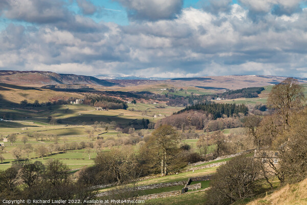 Upper Teesdale from Middle Side Picture Board by Richard Laidler