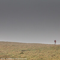 Buy canvas prints of Solitude on the Pennine Way by Richard Laidler