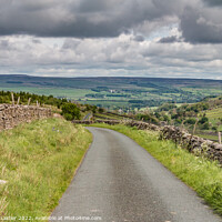 Buy canvas prints of Towards West Burton from Walden North Side, Wensleydale by Richard Laidler