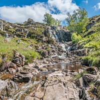 Buy canvas prints of Blea Beck Force Waterfall, Teesdale by Richard Laidler