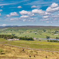 Buy canvas prints of Over Grassholme, Lunedale to Thringarth from Harker Hill by Richard Laidler