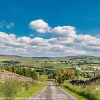 Buy canvas prints of Down Bail Hill Mickleton, Teesdale by Richard Laidler