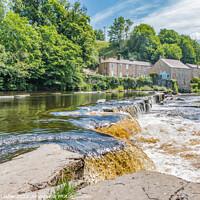 Buy canvas prints of Summer at Demesnes Mill, Barnard Castle, Teesdale by Richard Laidler