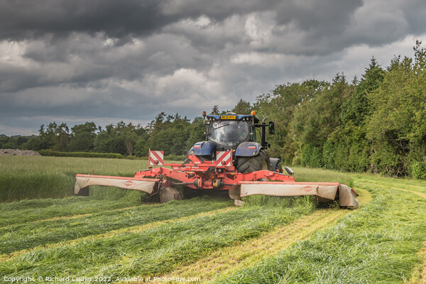 Silage Cutting at Wycliffe Jun 2022 (3) Picture Board by Richard Laidler