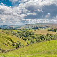 Buy canvas prints of Down Ettersgill towards Holwick, Teesdale by Richard Laidler