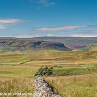Buy canvas prints of Cronkley Scar and Mickle Fell Panorama by Richard Laidler