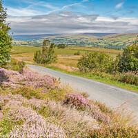 Buy canvas prints of Middleton and the Hudes Hope from Bail Hill, Teesdale by Richard Laidler