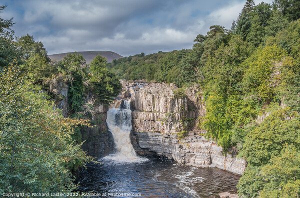 Summer Morning at High Force Waterfall, Teesdale Framed Mounted Print by Richard Laidler