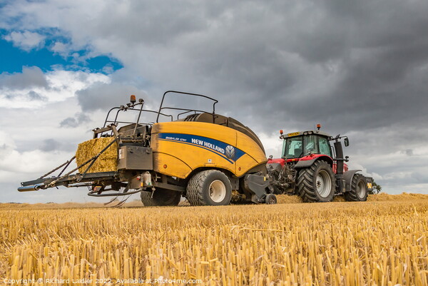 Baling at Van Farm Aug 2022 (2) Picture Board by Richard Laidler