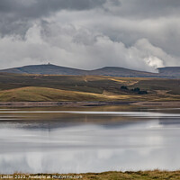 Buy canvas prints of Great Dun Fell and Cow Green Reservoir (3) by Richard Laidler
