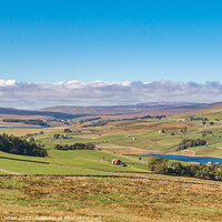 Buy canvas prints of Selset and Grassholme, Lunedale,  from Harker Hill by Richard Laidler
