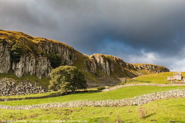 Holwick Scar Sunshine and Shadows Picture Board by Richard Laidler
