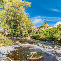 Buy canvas prints of Ettersgill Beck and Dirt Pit Farm, Teesdale by Richard Laidler