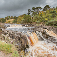 Buy canvas prints of Autumn Brighness at Low Force Waterfall, Teesdale by Richard Laidler