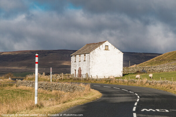Roadside Barn at Harwood, Teesdale Picture Board by Richard Laidler