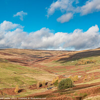 Buy canvas prints of Autumn in the Hudes Hope Panorama by Richard Laidler