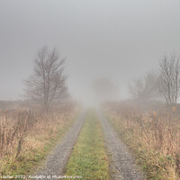 Buy canvas prints of Botany Road in the Mist  by Richard Laidler