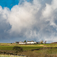 Buy canvas prints of Wool Pits Hill Farm, Ettersgill, Teesdale by Richard Laidler