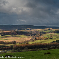 Buy canvas prints of Upper Teesdale Panorama Drama by Richard Laidler