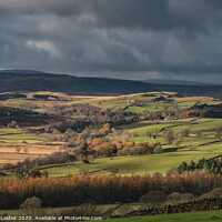 Buy canvas prints of Sunshine and Shadows on Upper Teesdale from Stable Edge by Richard Laidler