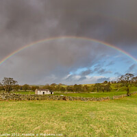Buy canvas prints of Rainbows over Bowlees, Teesdale by Richard Laidler