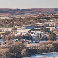 Buy canvas prints of Frosty Romaldkirk, Teesdale from Folly Top by Richard Laidler