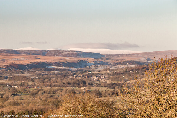 Frosty Middleton and Beyond from Folly Top Picture Board by Richard Laidler