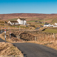Buy canvas prints of Honey Pot Cottage and Unthank Farm, Harwood, Teesd by Richard Laidler