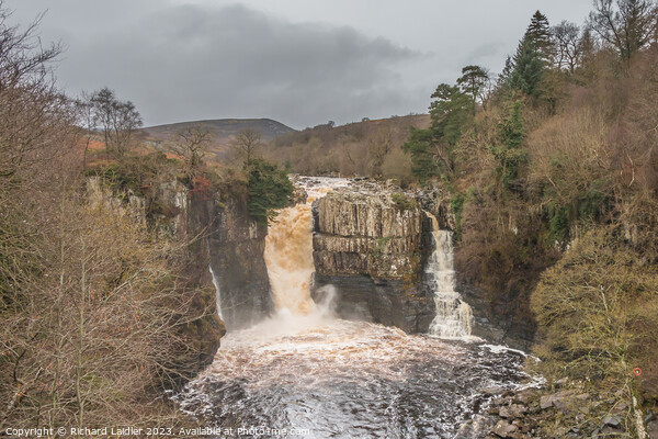 High Force Waterfall Picture Board by Richard Laidler