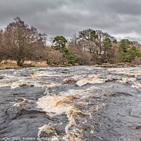 Buy canvas prints of River Tees above Low Force Waterfall by Richard Laidler